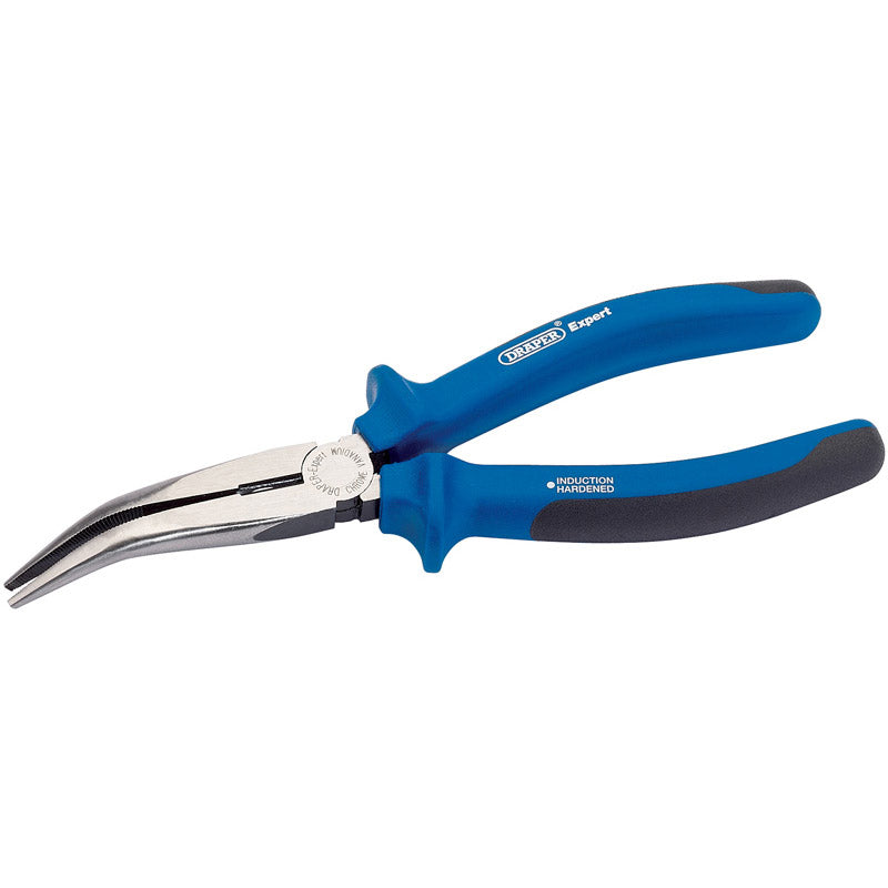 Draper Heavy Duty Soft Grip Bent Nose Pliers, 200mm DRA-68889