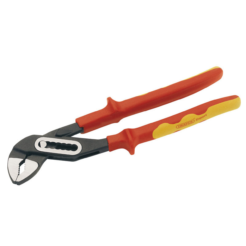 Draper VDE Approved Fully Insulated Waterpump Pliers, 250mm DRA-69184