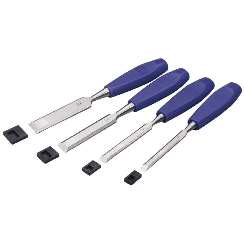 Draper Bevel Edge Wood Chisel Set (4 Piece) DRA-69619