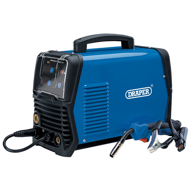 Draper Gas/Gasless MIG Inverter Multi-Welder, 200A DRA-70046