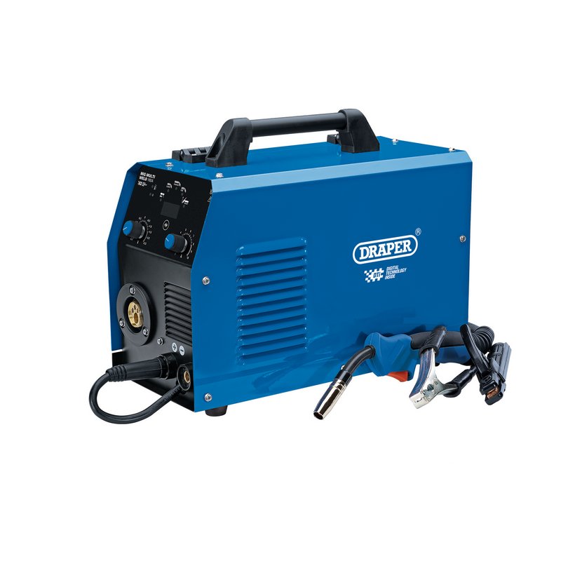 Draper Gas/Gasless MIG Inverter Multi-Welder Dti, 160A DRA-70047