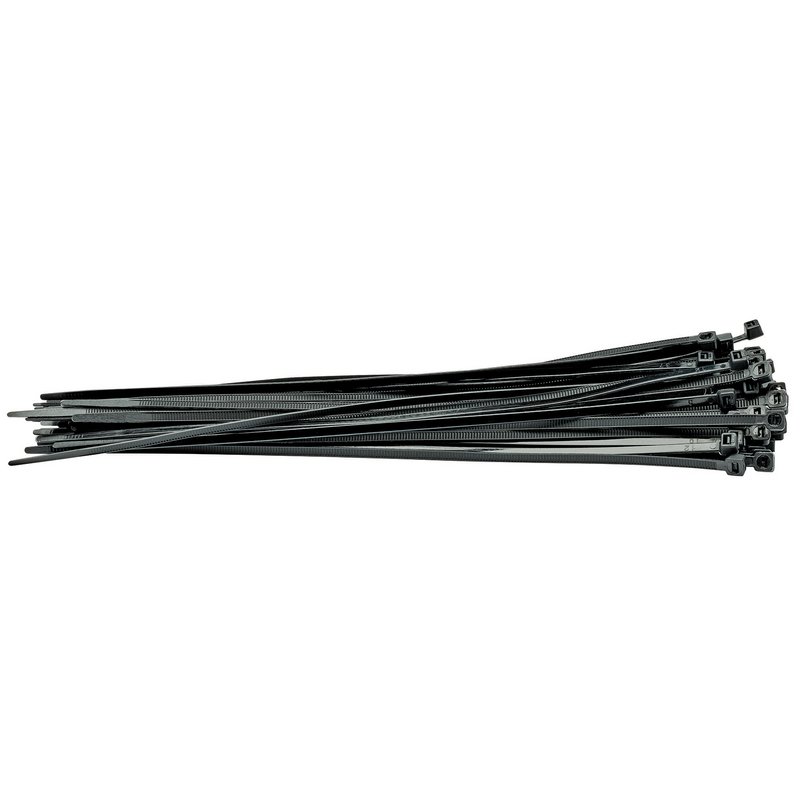 Draper Cable Ties, 4.8 x 300mm, Black (Pack of 100) DRA-70397