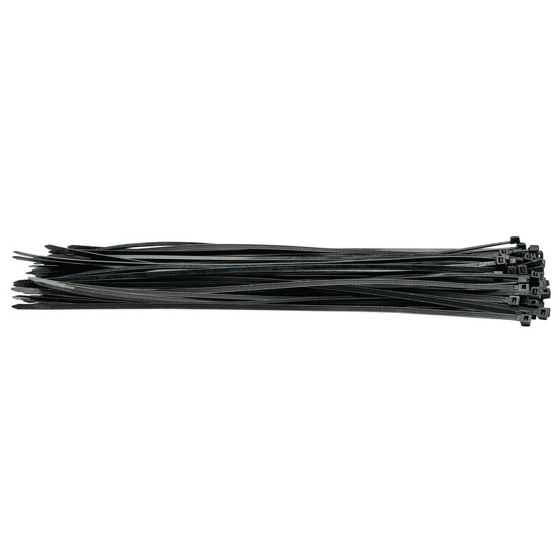 Draper Cable Ties, 4.8 x 400mm, Black (Pack of 100) DRA-70400