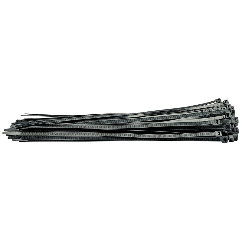 Draper Cable Ties, 7.6 x 400mm, Black (Pack of 100) DRA-70403