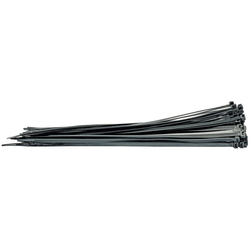 Draper Cable Ties, 8.8 x 500mm, Black (Pack of 100) DRA-70408