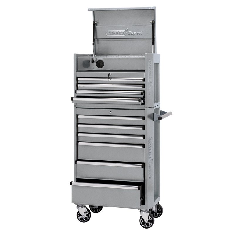 Draper Combined Roller Cabinet and Tool Chest, 10 Drawer, 26" DRA-70501