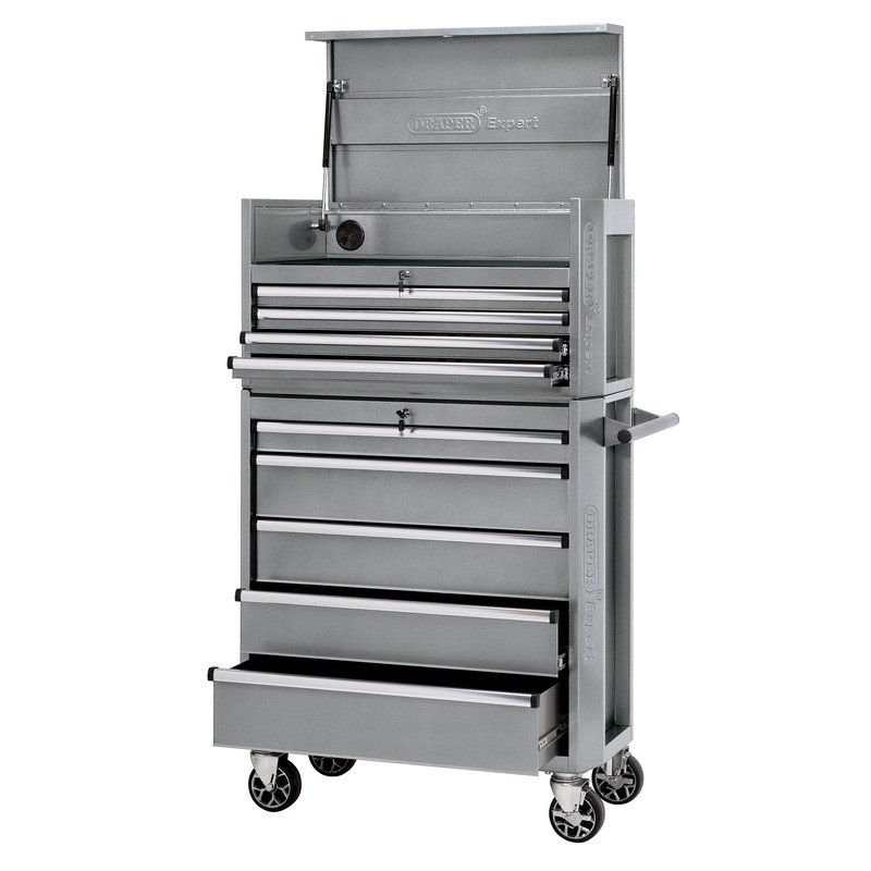 Draper Combined Roller Cabinet and Tool Chest, 9 Drawer, 36" DRA-70503
