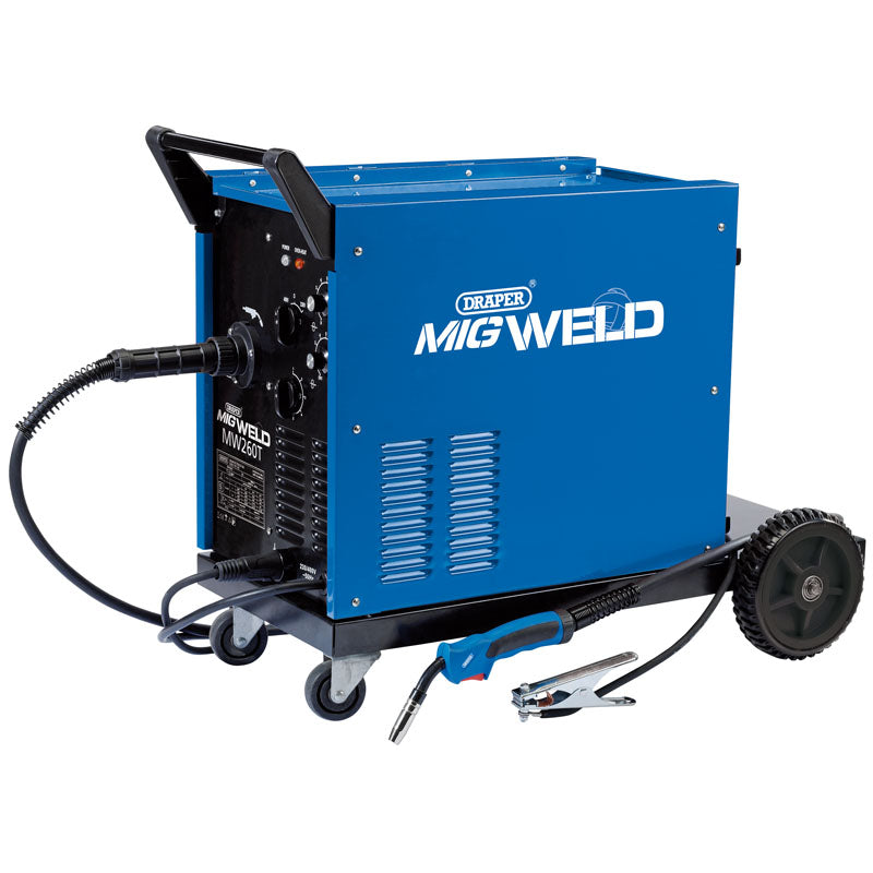 Draper Gas/Gasless MIG Welder, 250A DRA-71094