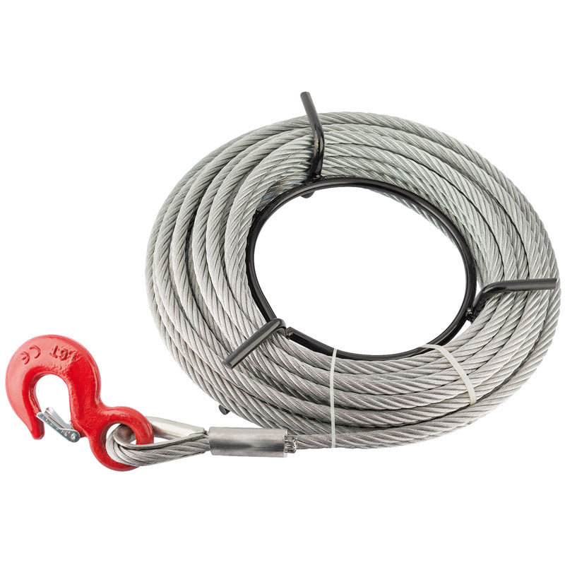Draper 20m Wire Rope with Hook for 71208 DRA-71353