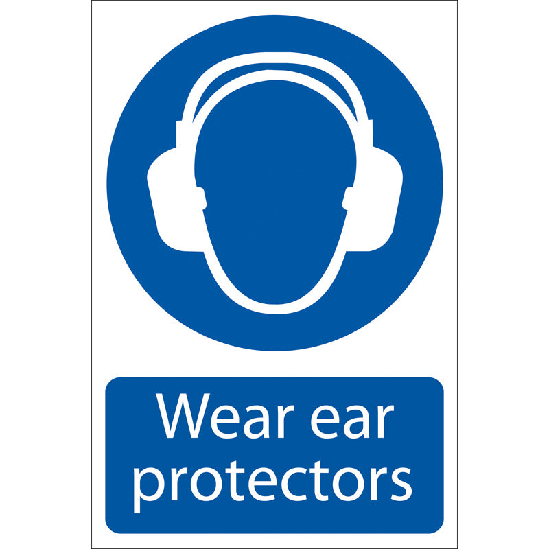 Draper 'Ear Protectors' Mandatory Sign DRA-72063