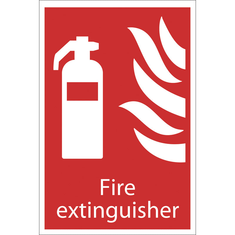 Draper Fire Extinguisher' Fire Equipment Sign DRA-72442