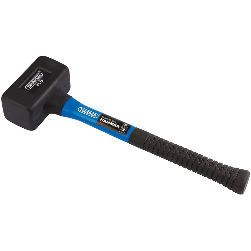 Draper Rubber Dead Blow Hammer with Fibreglass Shafts, 900g/32oz DRA-74320