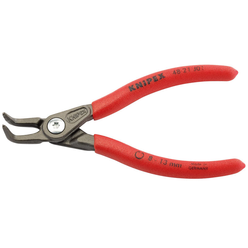 Knipex 48 21 J01 90° Internal Straight Tip Circlip Pliers, 8 - 13mm Capacity, 130mm DRA-75082