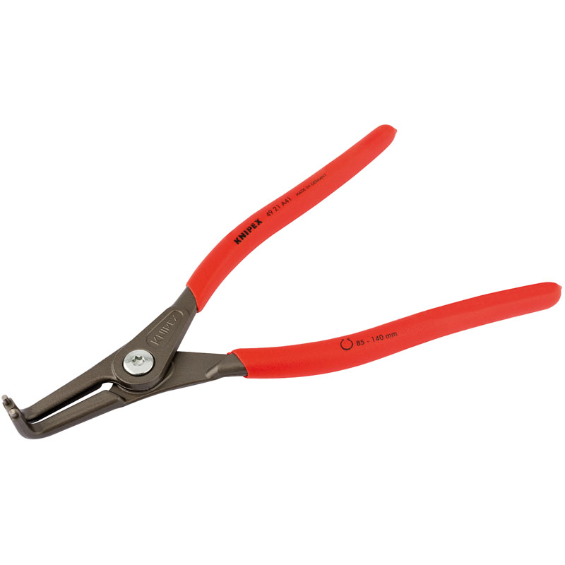 Knipex 49 21 A41 90° External Straight Tip Circlip Pliers, 85 - 140mm Capacity, 305mm DRA-75097