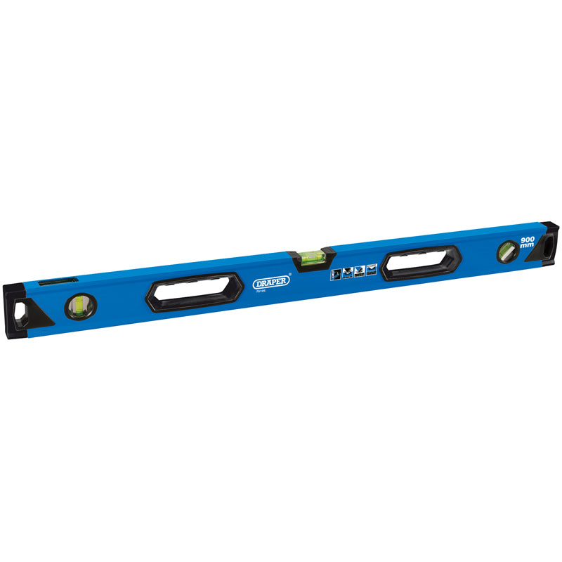 Draper Box Section Level with Side View Vial, 900mm DRA-75105