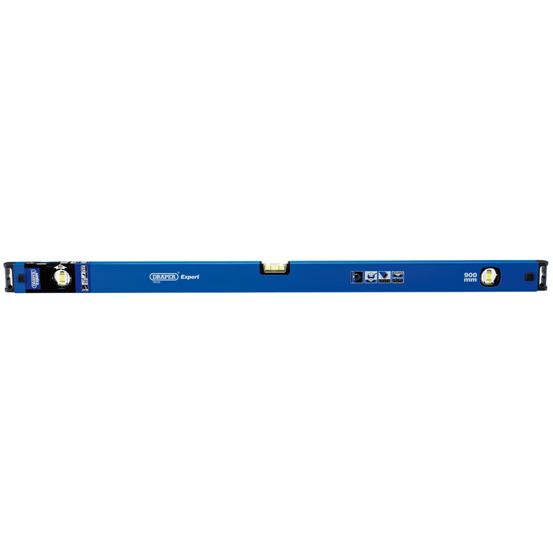 Draper Box Section Level with Magnified Vial and Side View Vial, 900mm DRA-75123