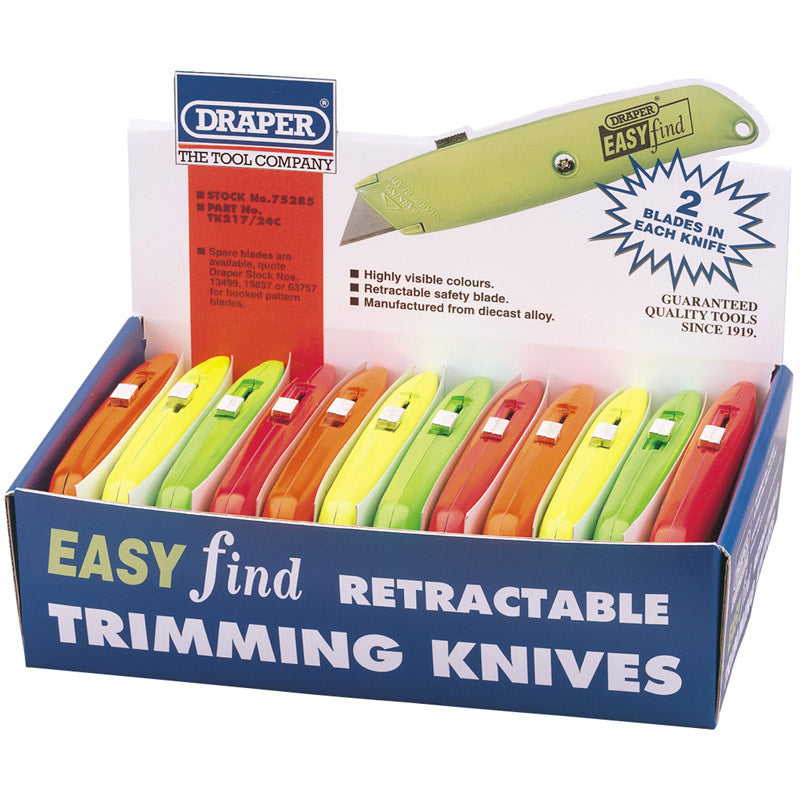 Draper Easy Find Retractable Trimming Knife DRA-75285
