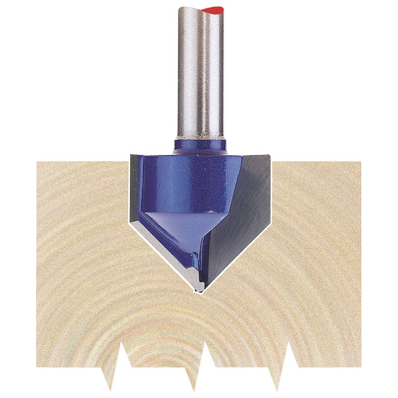 Draper TCT Router Bit, 1/4" Groove 19mm x 90° DRA-75337
