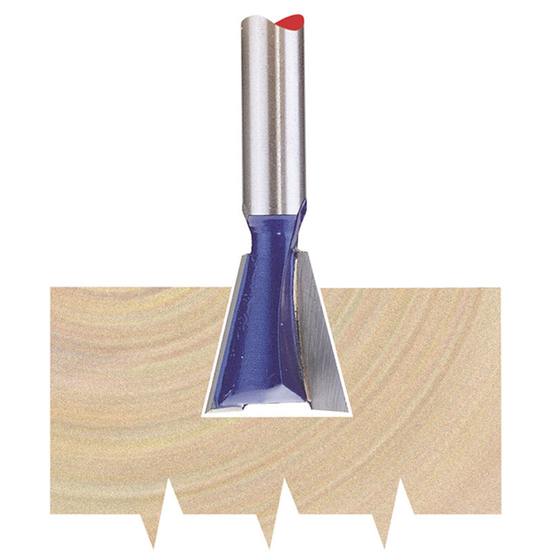 Draper TCT Router Bit, 1/4" Dovetail, 14mm Diameter DRA-75346
