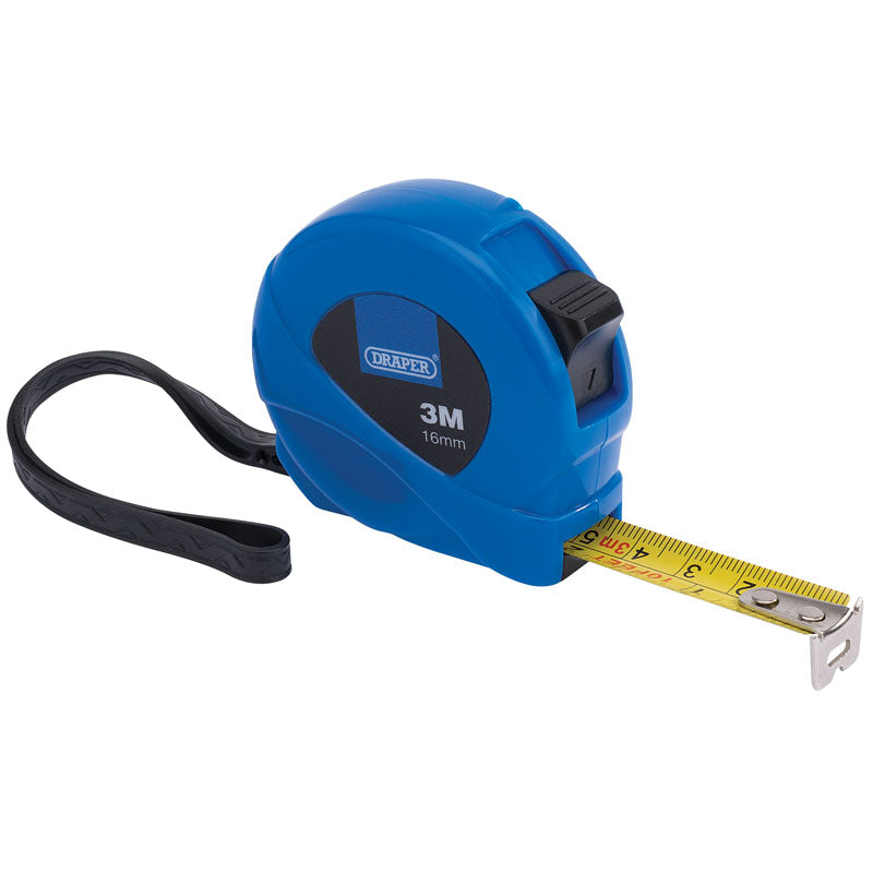 Draper Measuring Tape, 3m/10ft x 16mm, Blue DRA-75880
