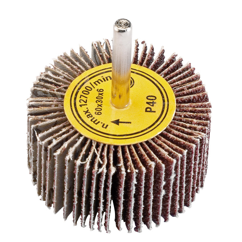 Draper Abrasive Flap Wheel, 60 x 30mm, 40 Grit DRA-76466