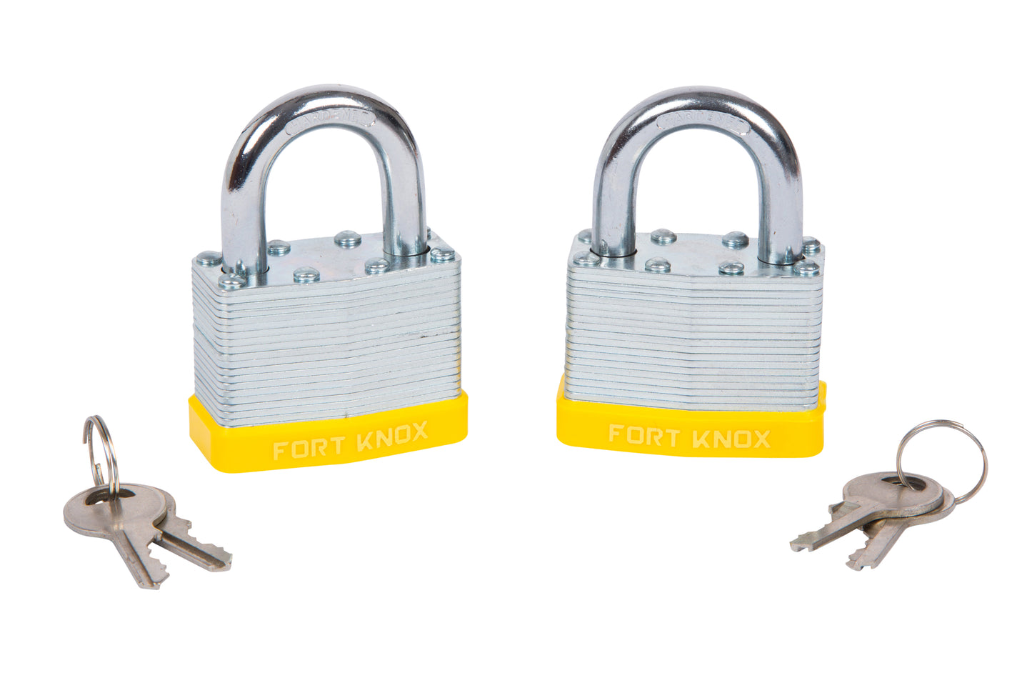 BlueSpot 2 PCE 50mm Laminated Keyed Alike Padlocks 77015