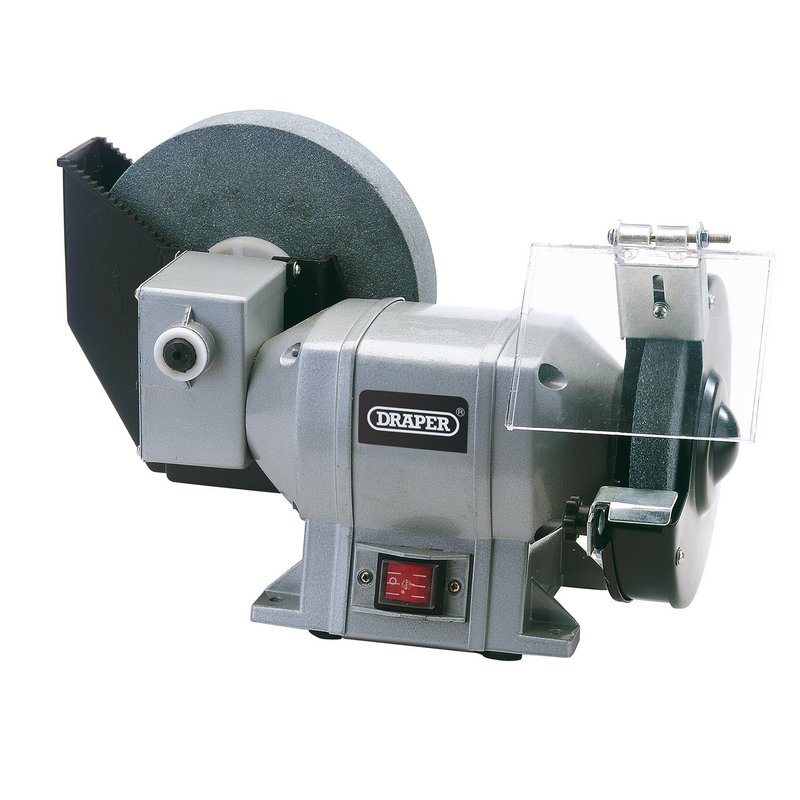 Draper Wet and Dry Bench Grinder, 250W DRA-78456