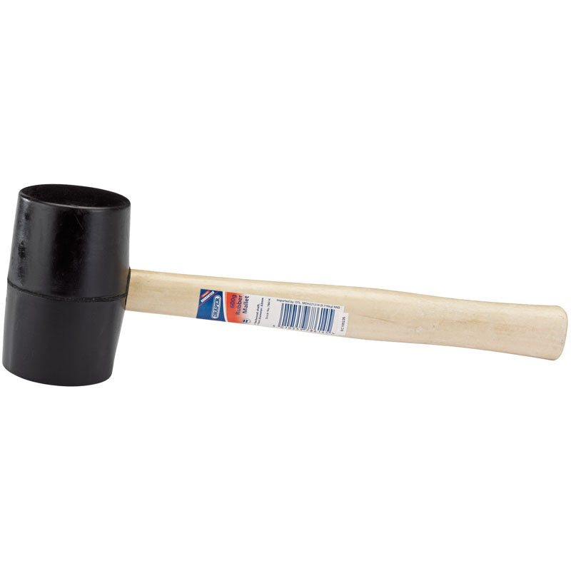 Draper Hardwood Shaft Rubber Mallet, 620g/24oz DRA-78614