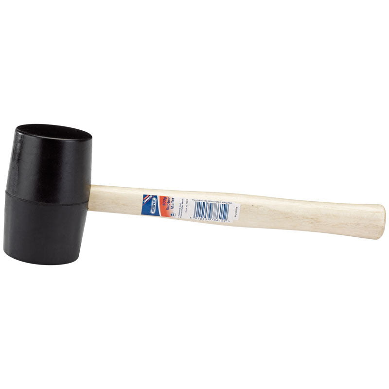 Draper Hardwood Shaft Rubber Mallet, 800g/32oz DRA-78615
