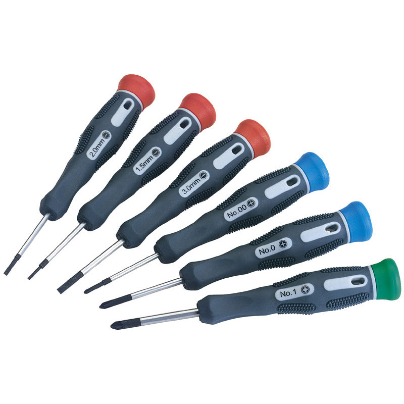 Draper Soft Grip Precision Screwdriver Set (6 Piece) DRA-78924