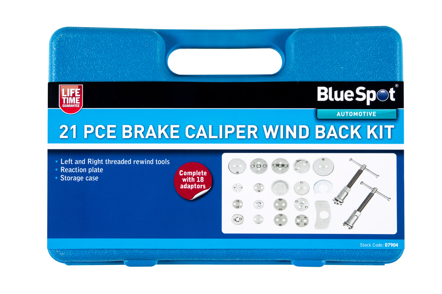 BlueSpot 21 PCE Wind Back Brake Caliper Kit 07904