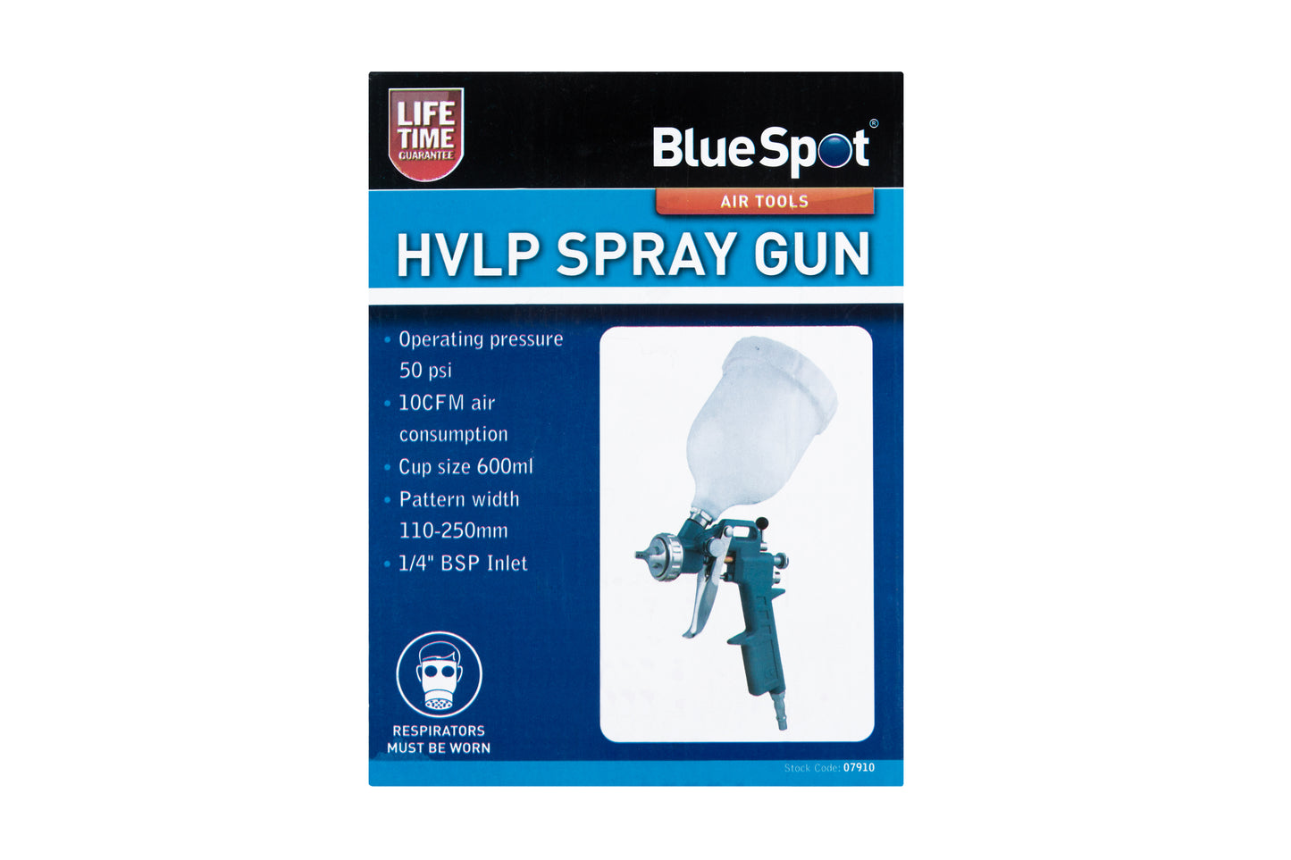 BlueSpot HVLP Spray Gun (600ml) 07910