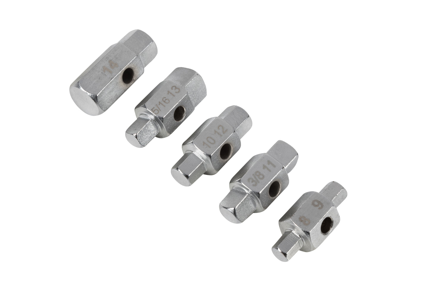 BlueSpot 5 PCE Double Sided Oil Drain Plug Keys 07957