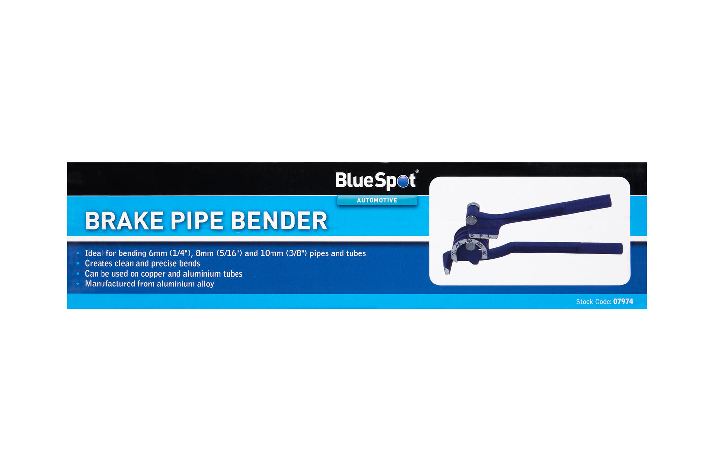 BlueSpot Brake Pipe Bender 07974