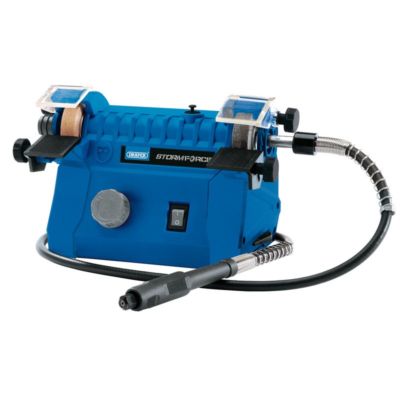 Draper Storm Force® ; Mini Bench Grinder, 50mm, 100W DRA-79908