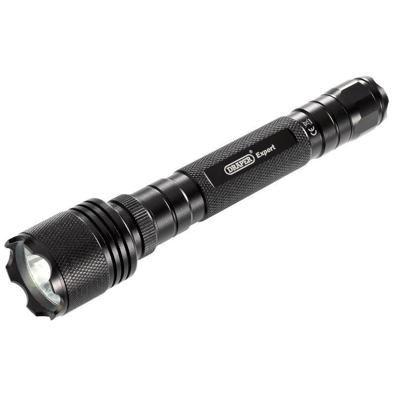 Draper XPG 1 LED Aluminium Hand Torch, 3 x C Batteries Required DRA-81118