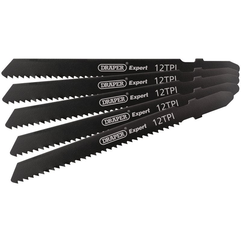 Draper DT119B Jigsaw Blade Set, 92mm (5 Piece) DRA-81722