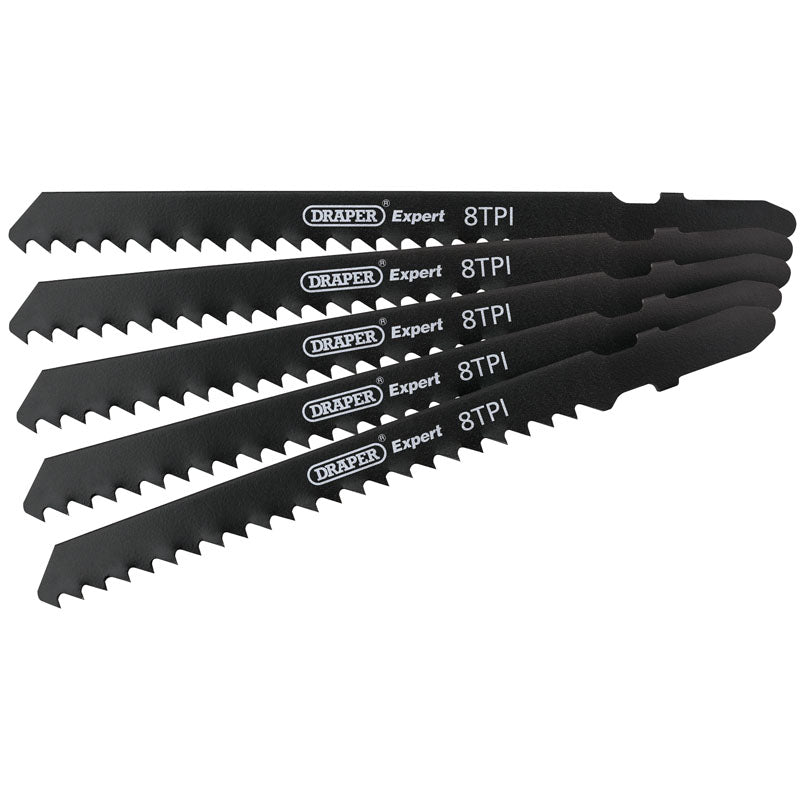 Draper DT111C Jigsaw Blade Set, 100mm (5 Piece) DRA-81724