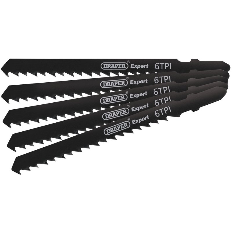 Draper DT144D Jigsaw Blade Set, 100mm (5 Piece) DRA-81725