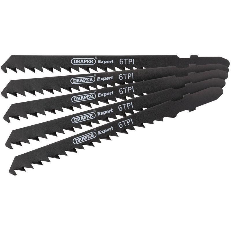 Draper DT144DP Jigsaw Blade Set, 100mm (5 Piece) DRA-81726