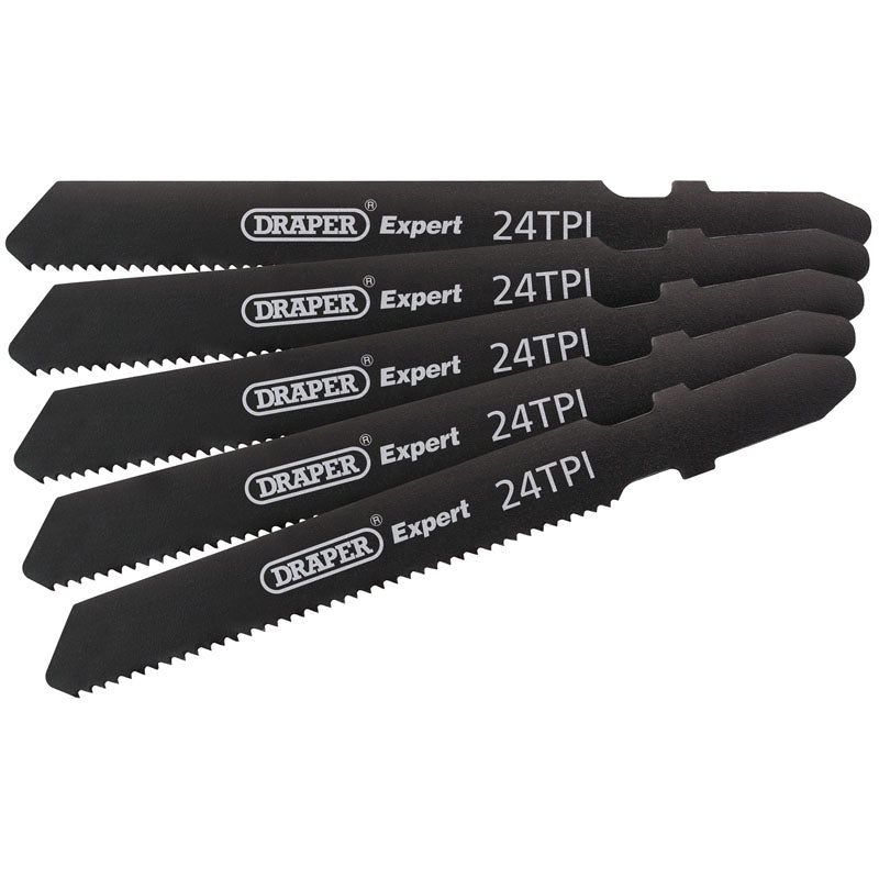 Draper DT Jigsaw Blade Set, 92mm, 118A (5 Piece) DRA-81729