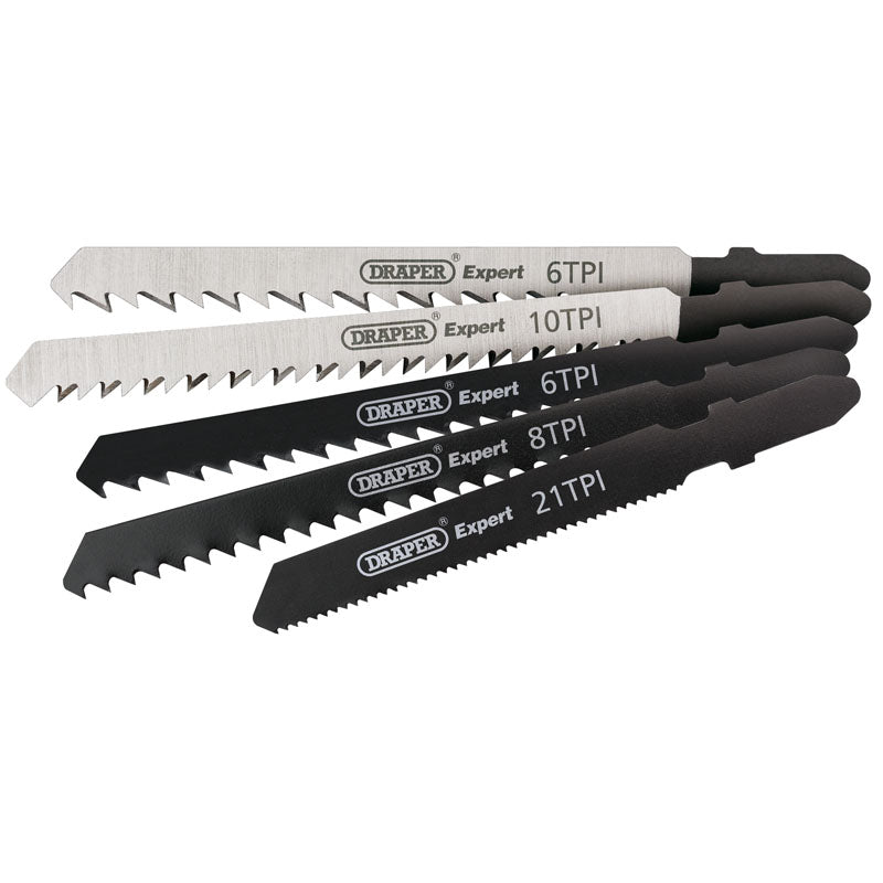 Draper Assorted Jigsaw Blade Set (5 Piece) DRA-81734