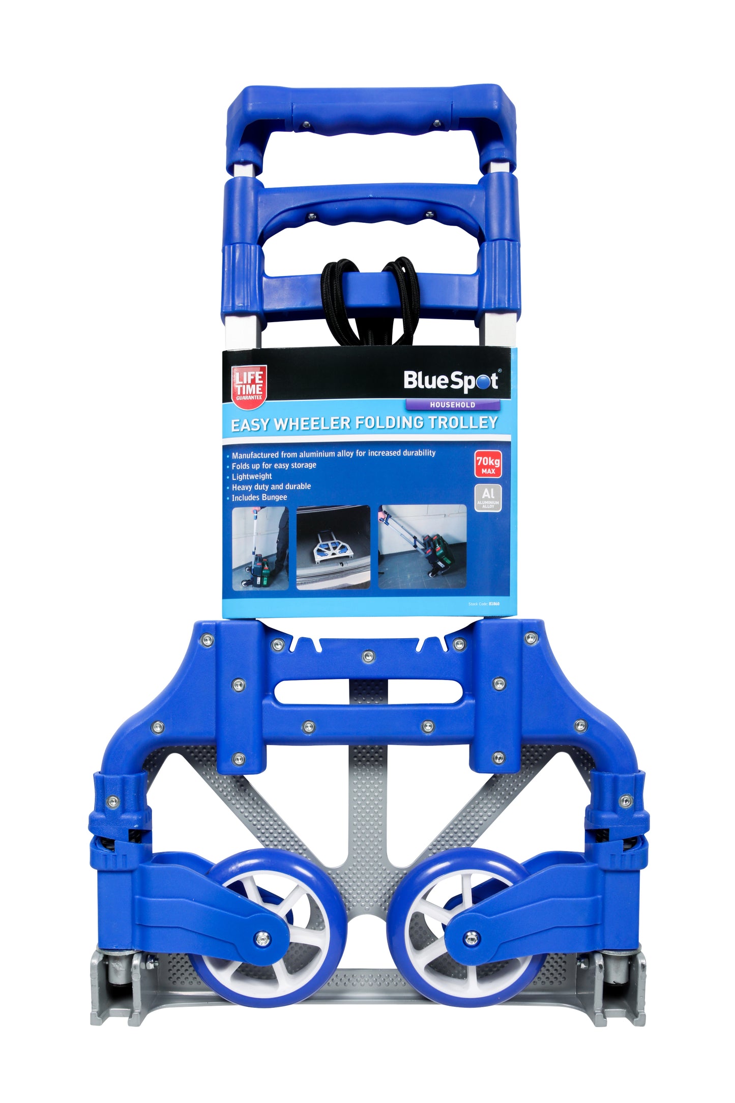 BlueSpot Easy Wheeler Folding Trolley (70KG Max) 81860