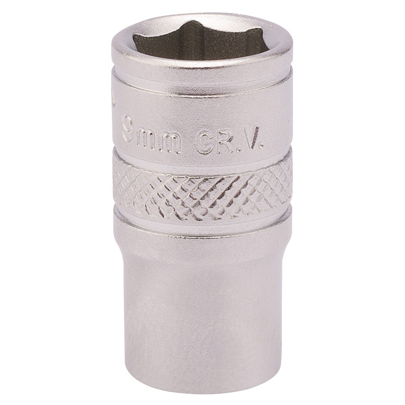 Draper Socket, 1/4" Sq. Dr., 9mm DRA-82143