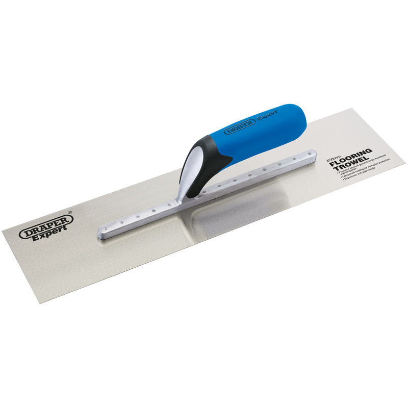 Draper Soft Grip Stainless Steel Plastering Trowel, 455mm DRA-82149
