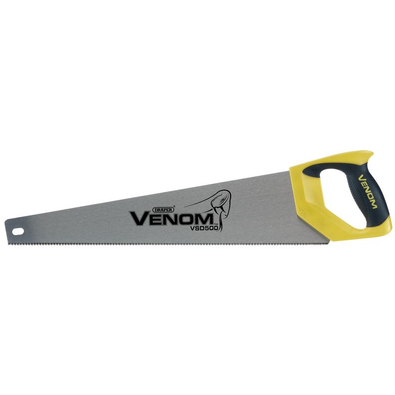 Draper Venom® ; Second Fix Double Ground Handsaw, 500mm, 11tpi/12ppi DRA-82195