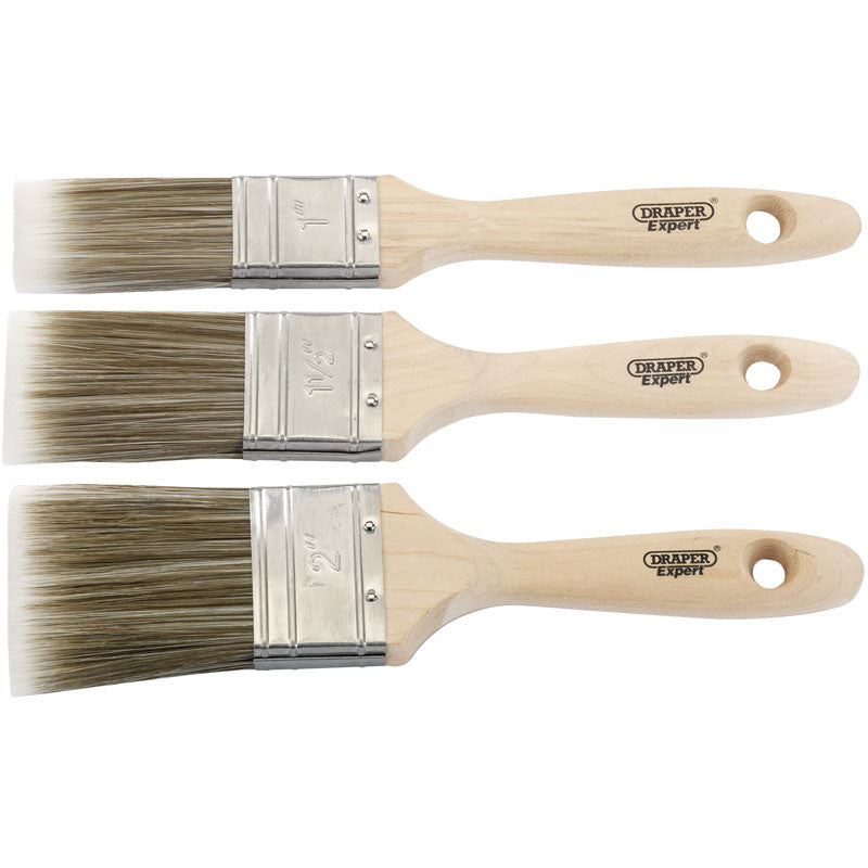 Draper Expert Paint Brush Set (3 Piece) DRA-82509