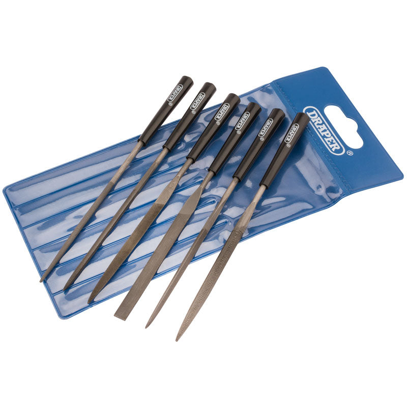 Draper Needle File Set, 140mm (6 Piece) DRA-82577