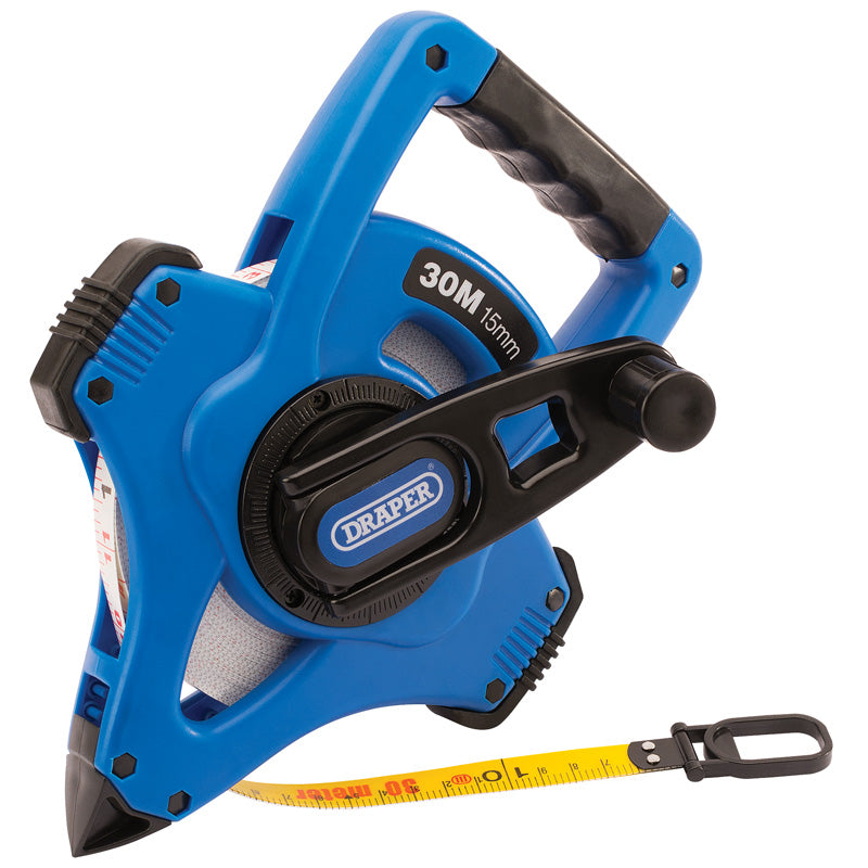 Draper Fibreglass Surveyors Tape, 30m/100ft DRA-82753