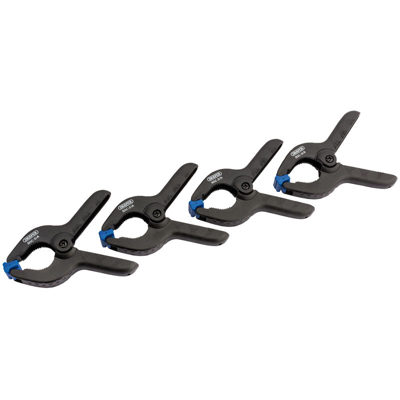 Draper Spring Clamp Set, 40mm Capacity (4 Piece) DRA-82777